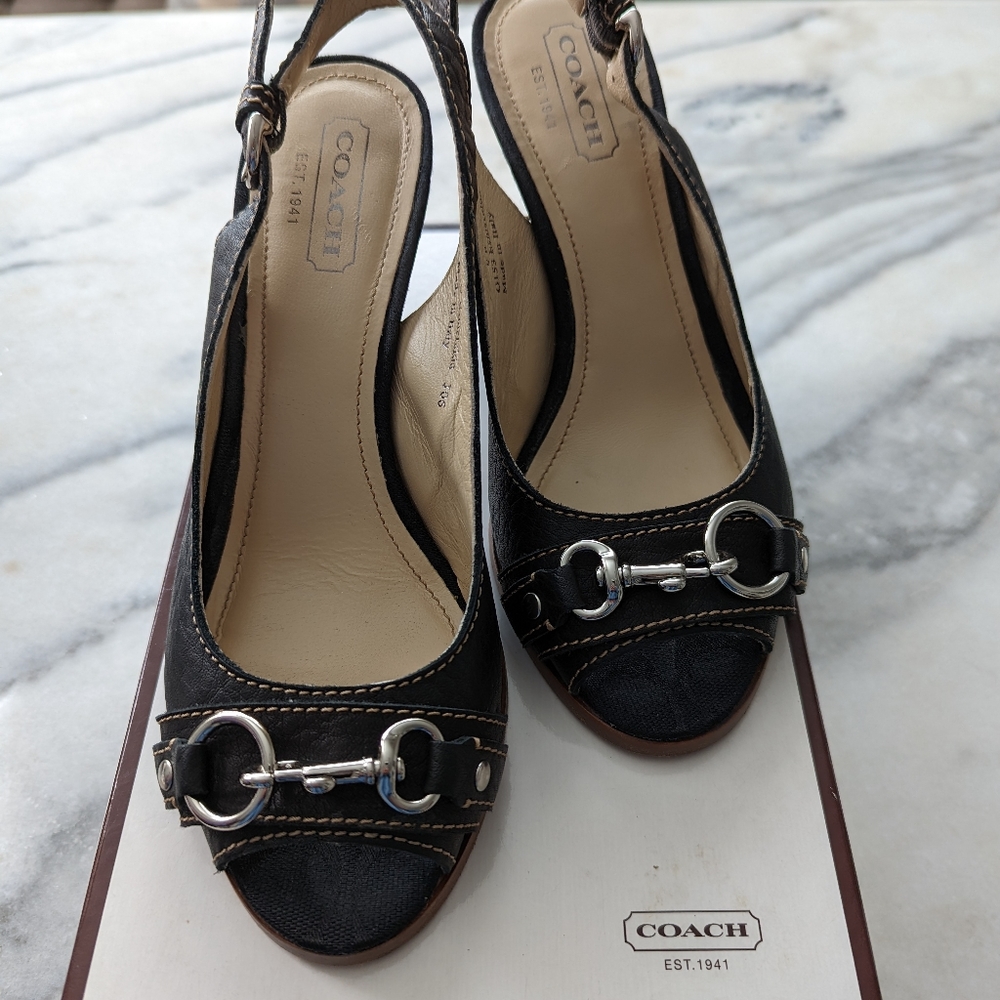 Coach Esmeralda Slingbacks